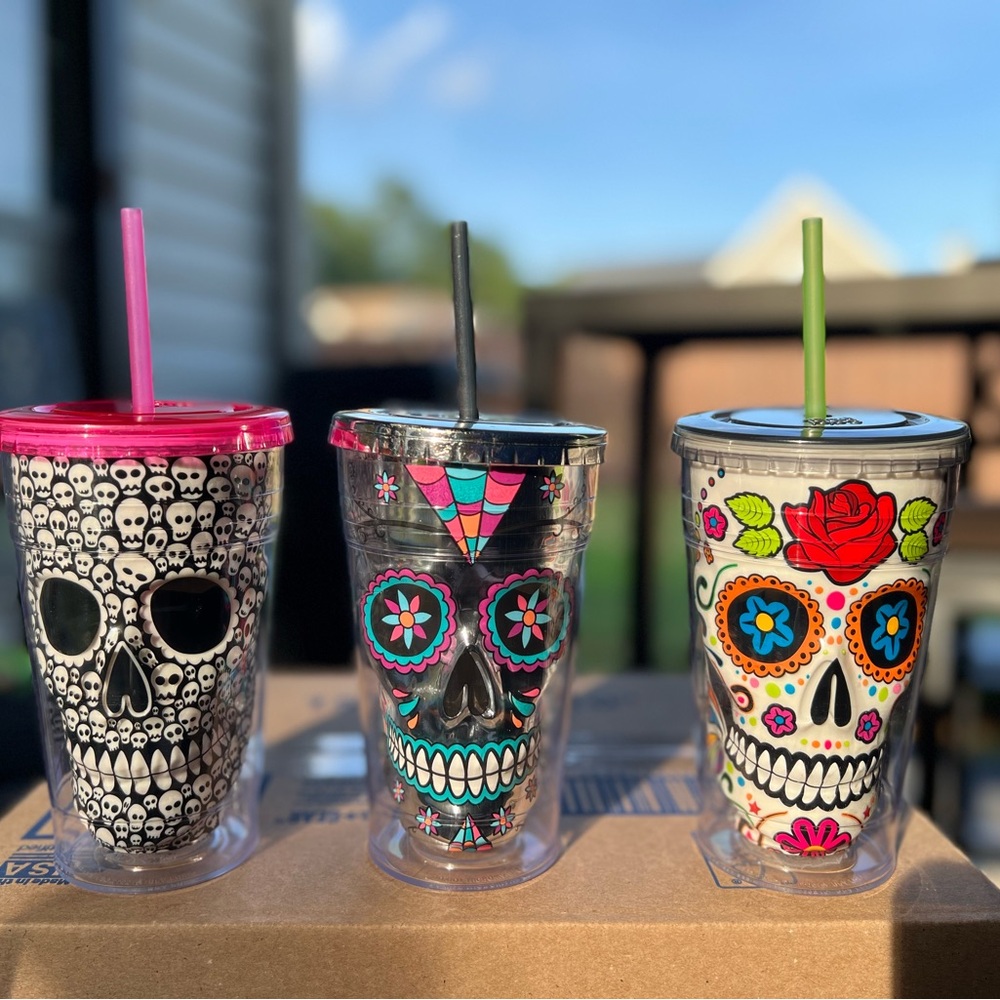 Three Halloween Tumbler Lot